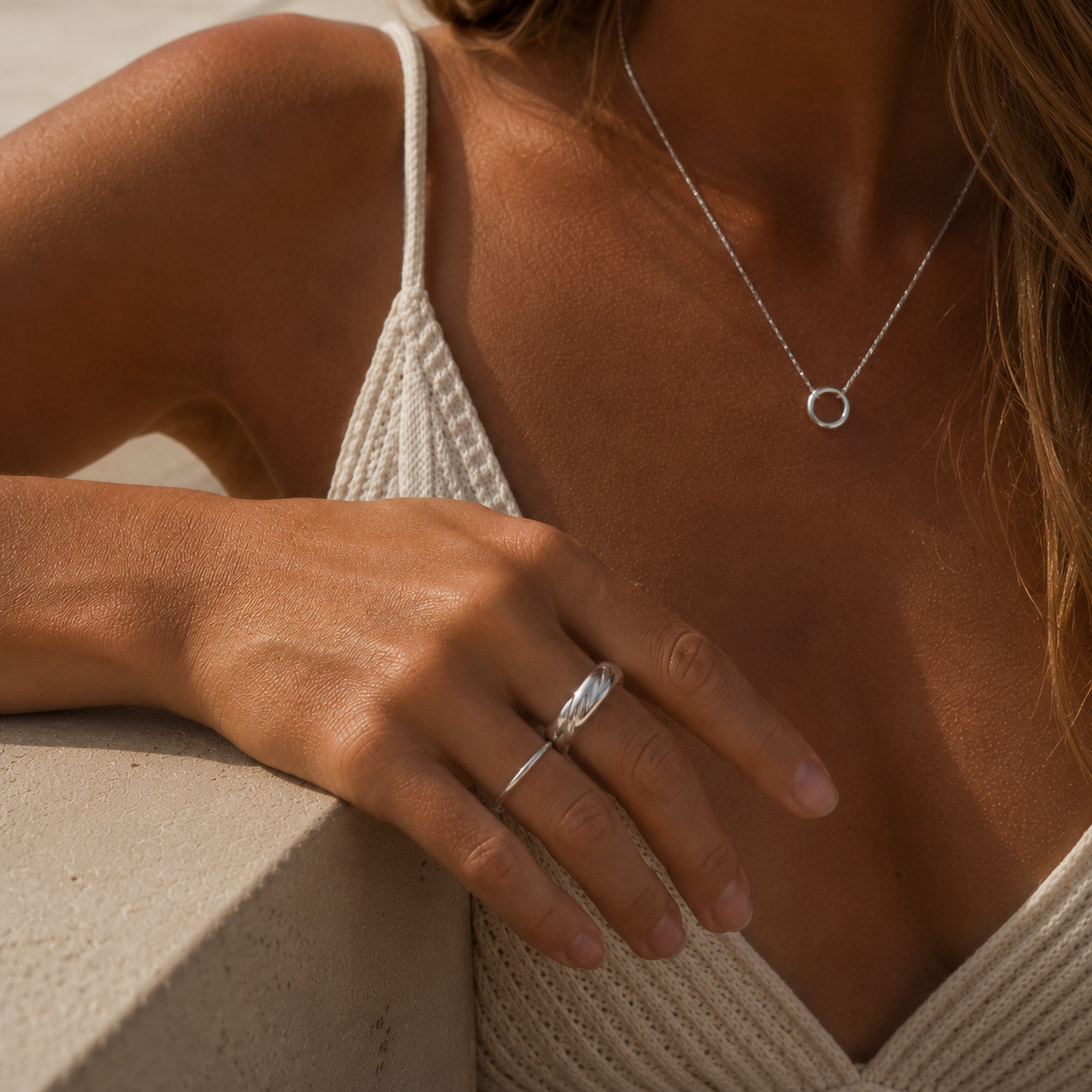 Wave Ring Silver