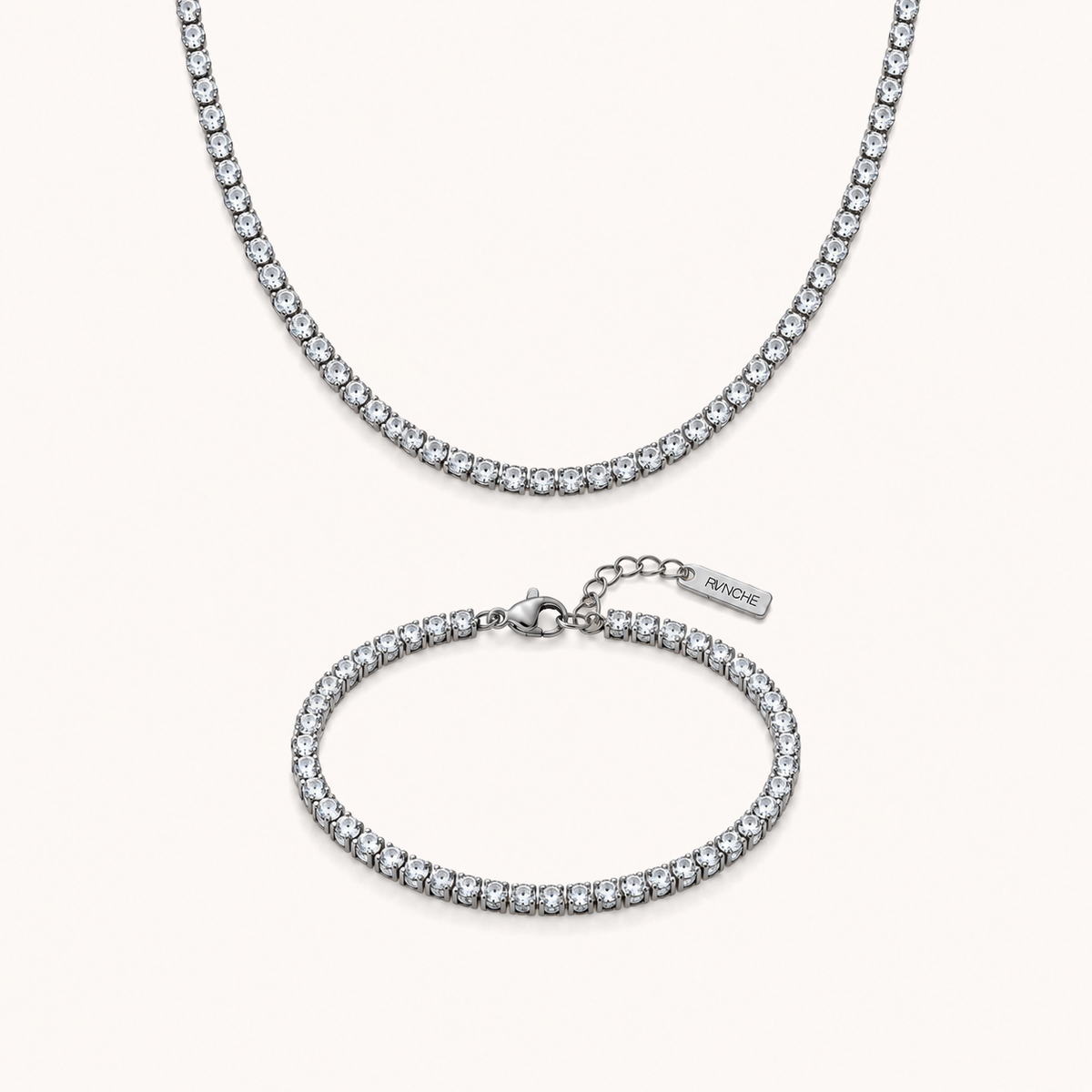 The Tennis Set Silver