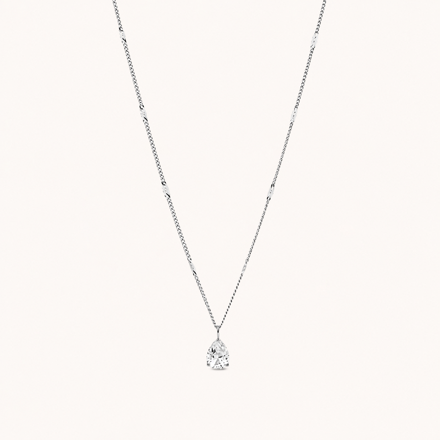 Auréa Drop Necklace Silver