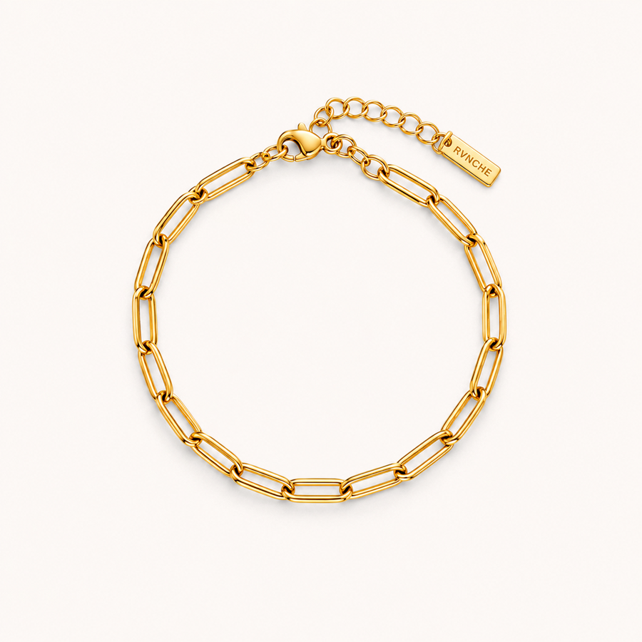 Paperclip Bracelet Gold