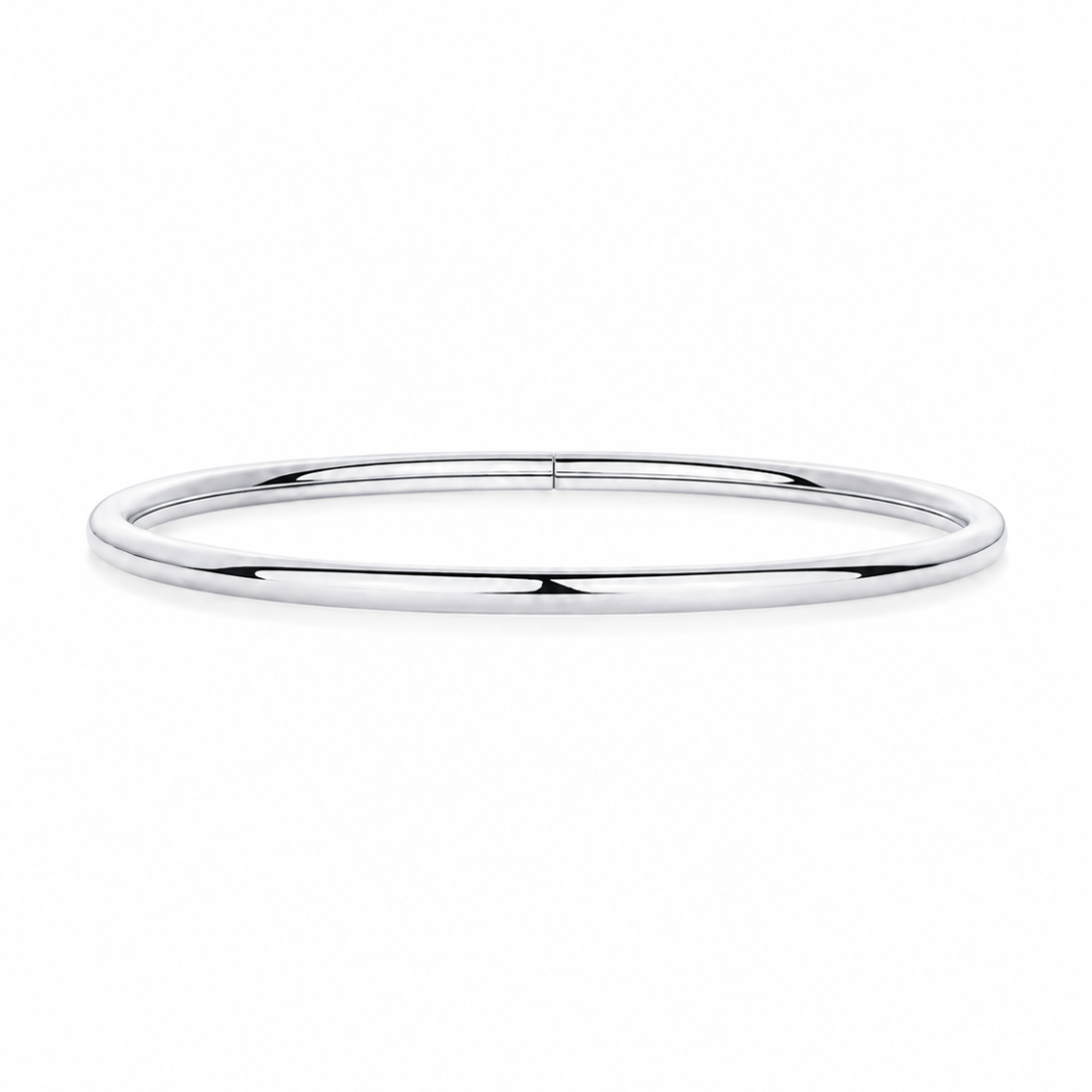 14K Gold Stacking Bangle Bracelet
