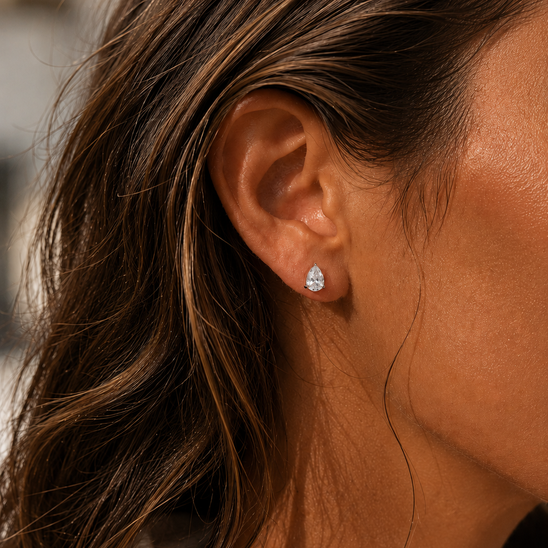Aureá 7MM Earrings Silver