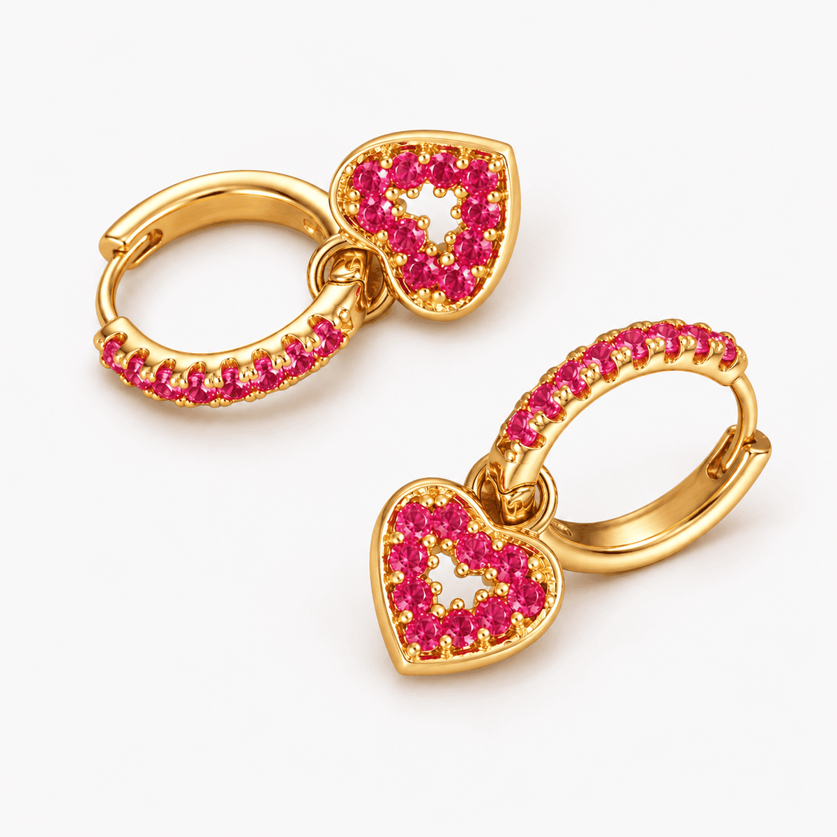Bella Heart Earrings