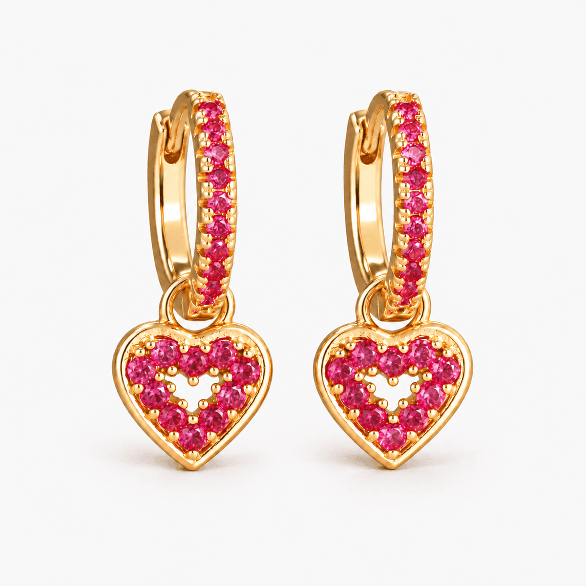Bella Heart Earrings