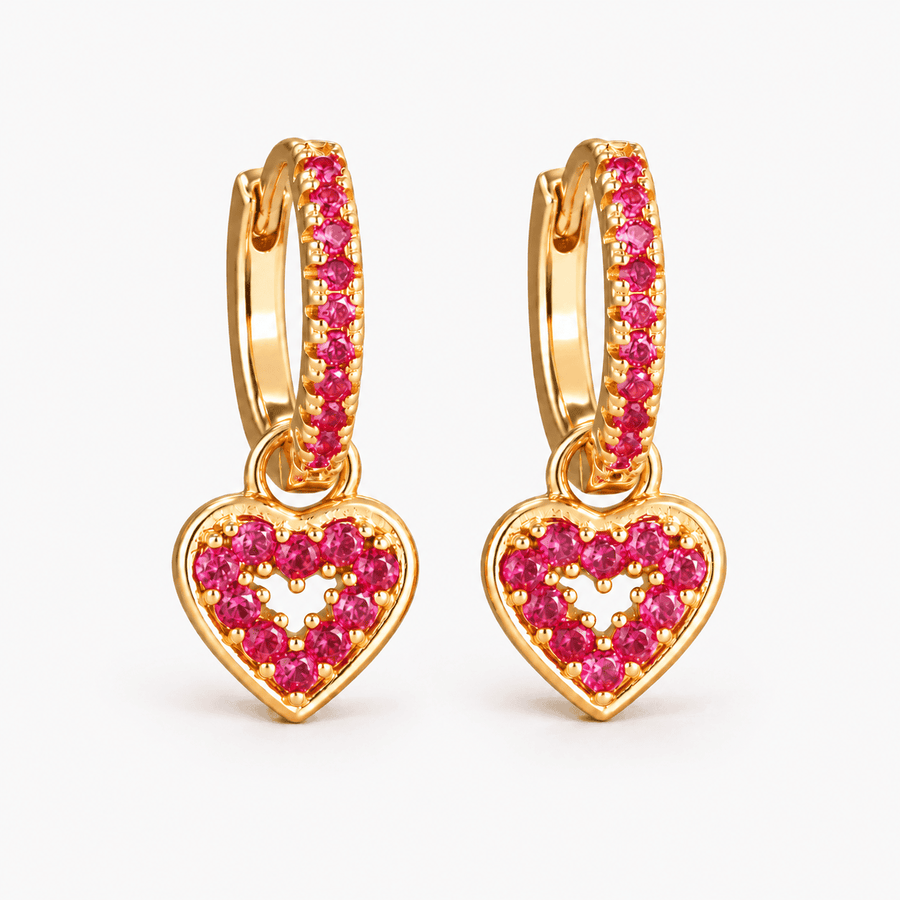 Bella Heart Earrings