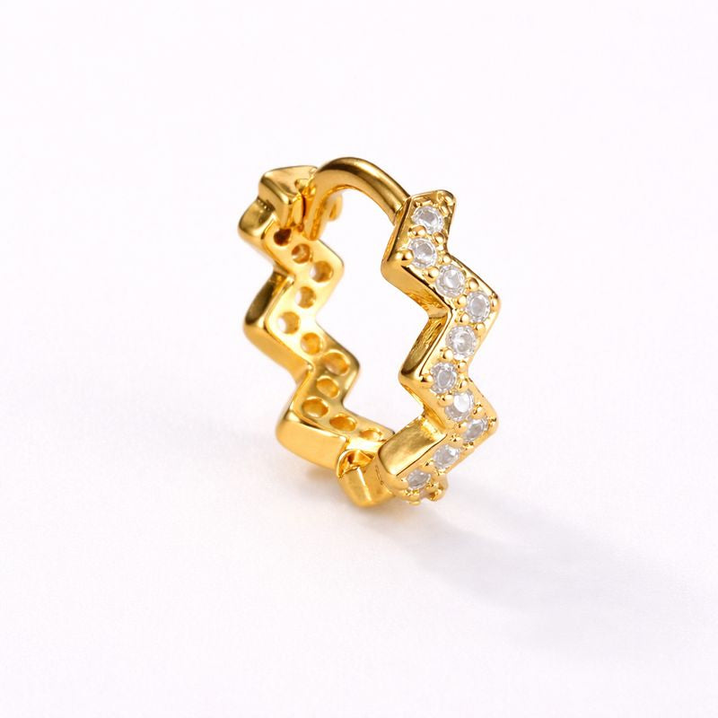 DAINTY HUGGIE HOOP EARRINGS