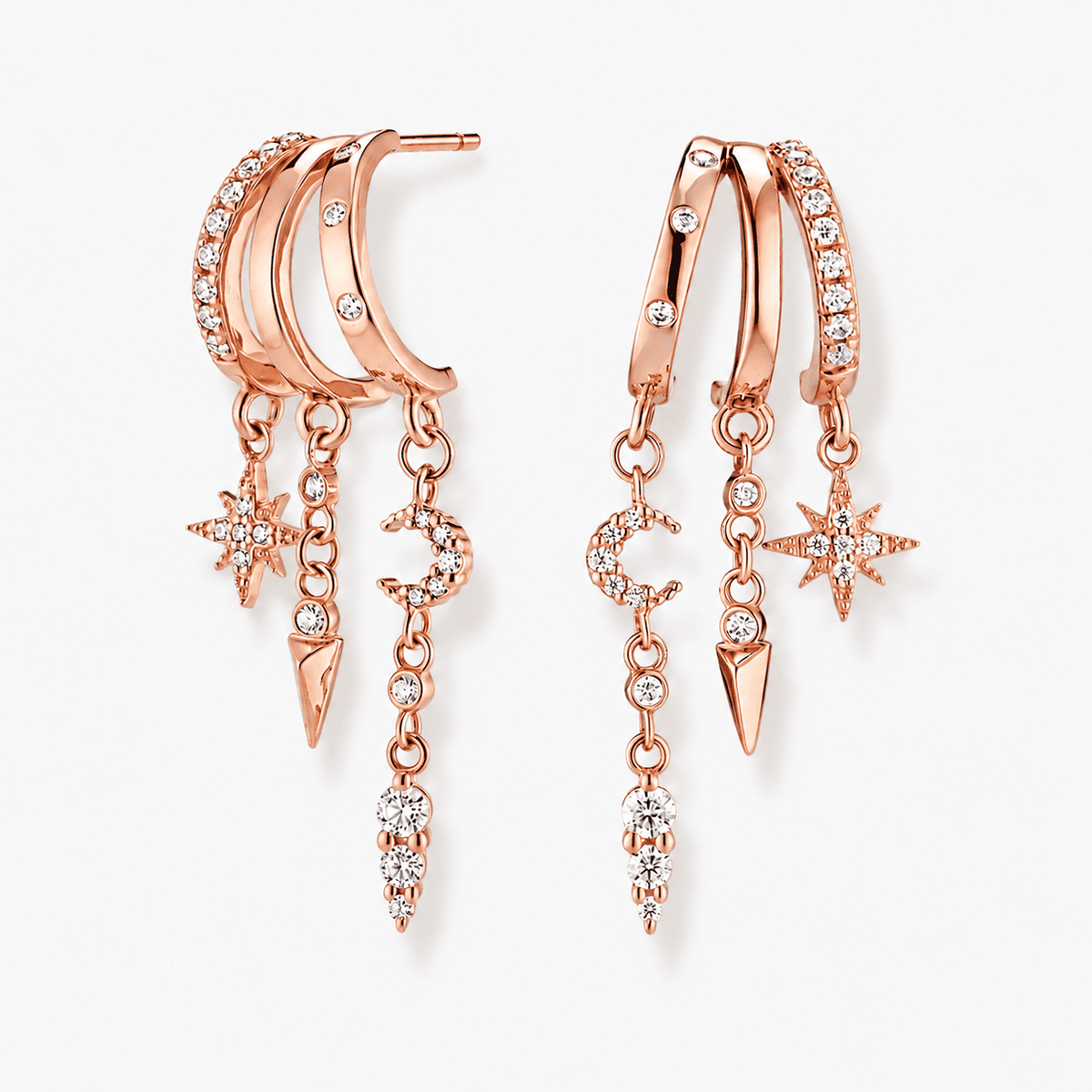 ESTELLE 3-IN-1 EARRINGS