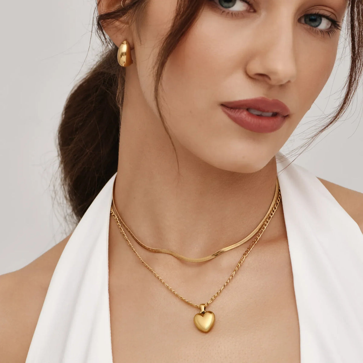 Classic Heart Pendant Necklace