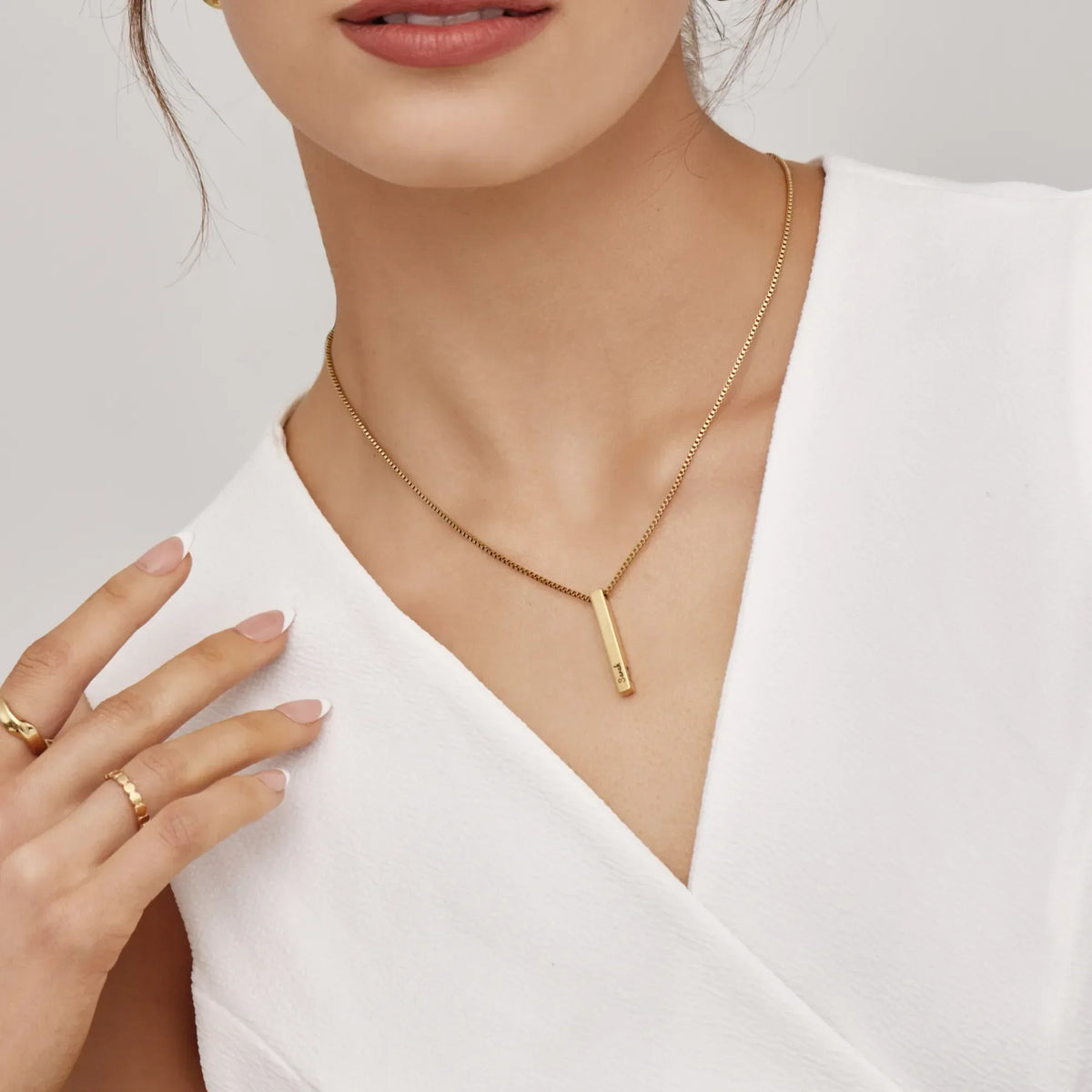 Love Note Pillar Necklace