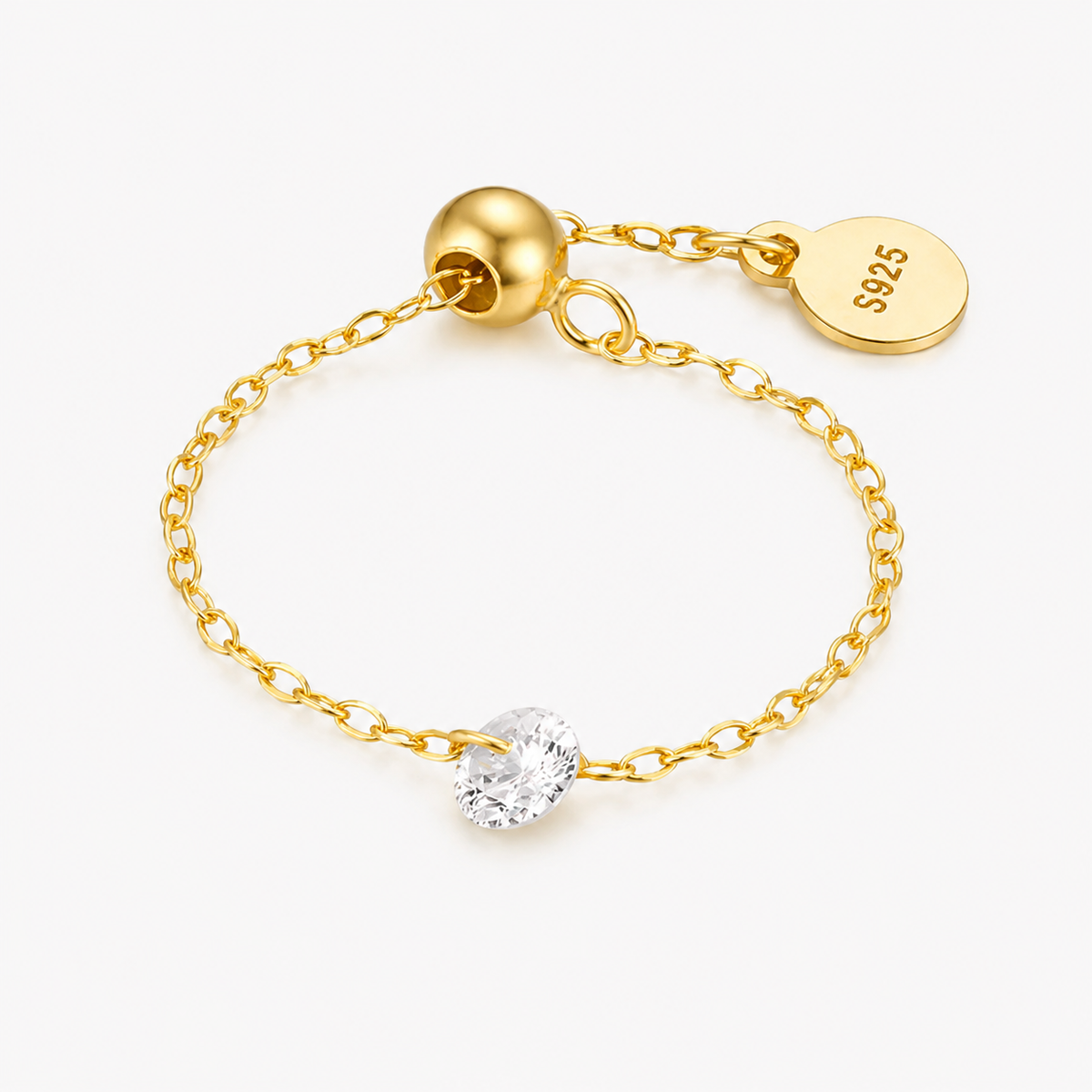 MOONLIT CHAIN RING