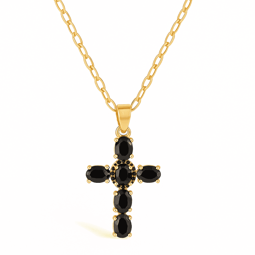 ELISE CROSS NECKLACE