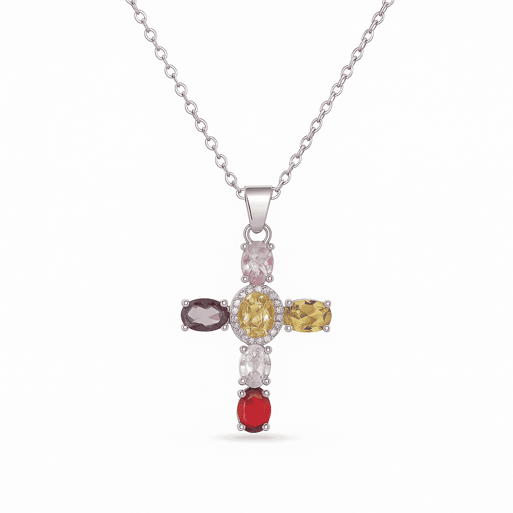 ELISE CROSS NECKLACE