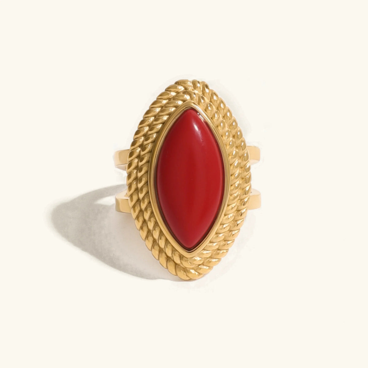 Heidi Marquise Gold Ring