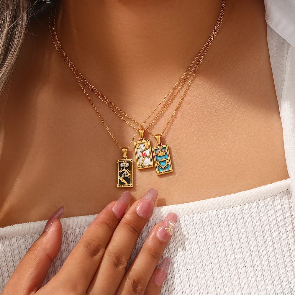 MIXED TAROT NECKLACE