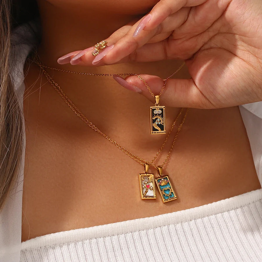 MIXED TAROT NECKLACE