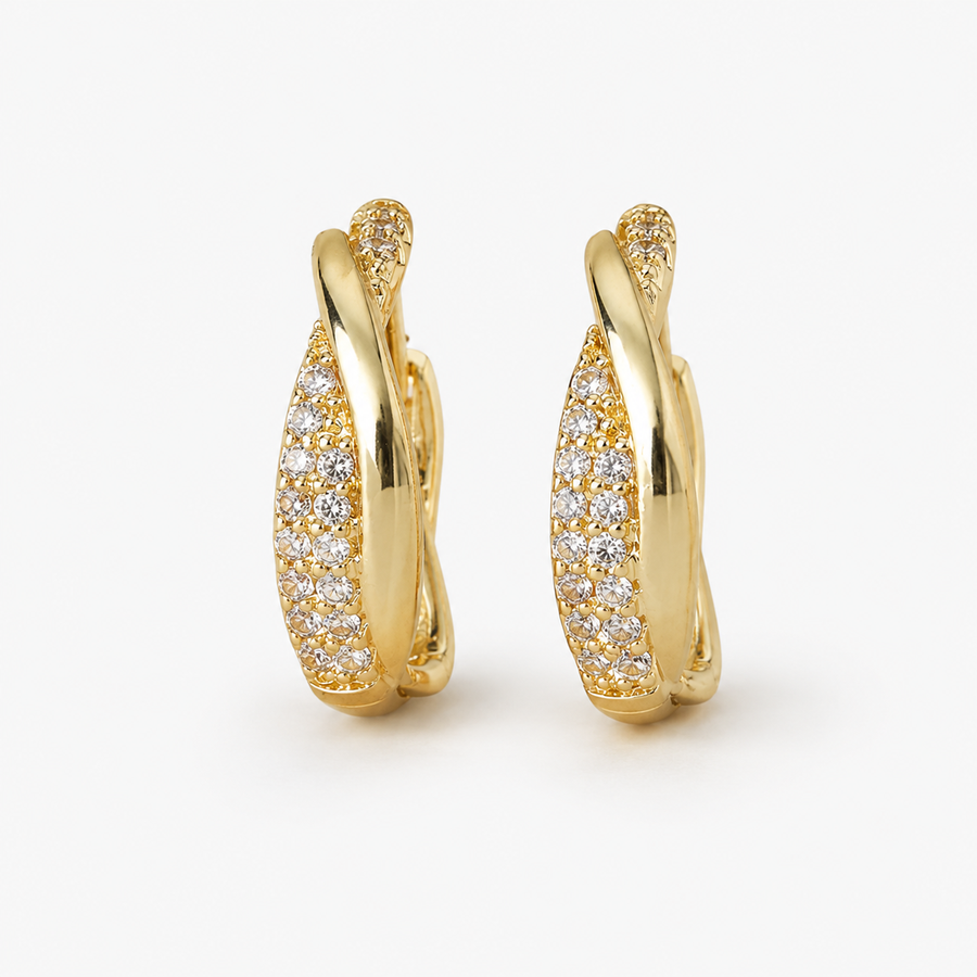 TWISTED CZ HOOPS