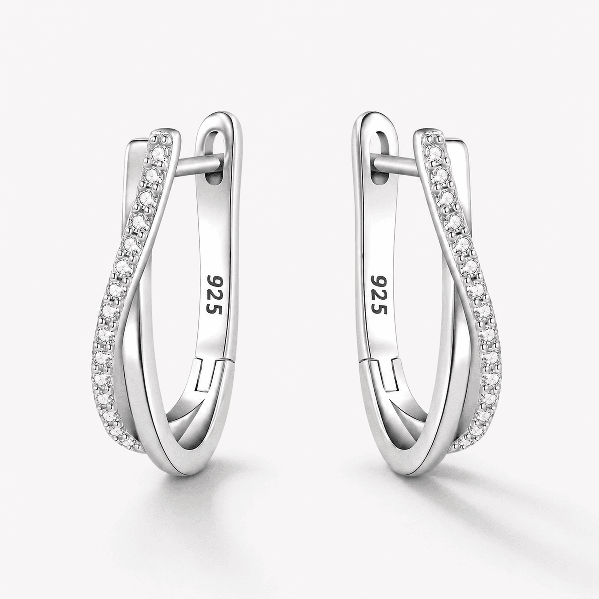 ZARA TWISTED HOOP EARRINGS | S925