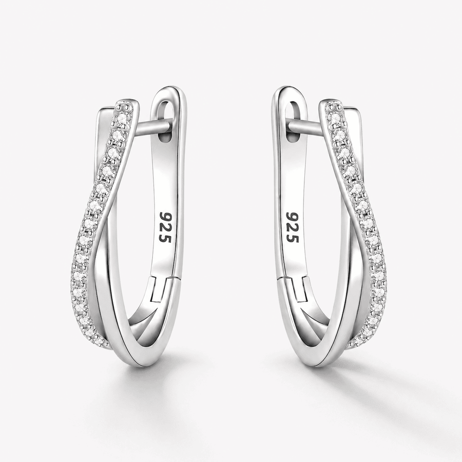 ZARA TWISTED HOOP EARRINGS | S925