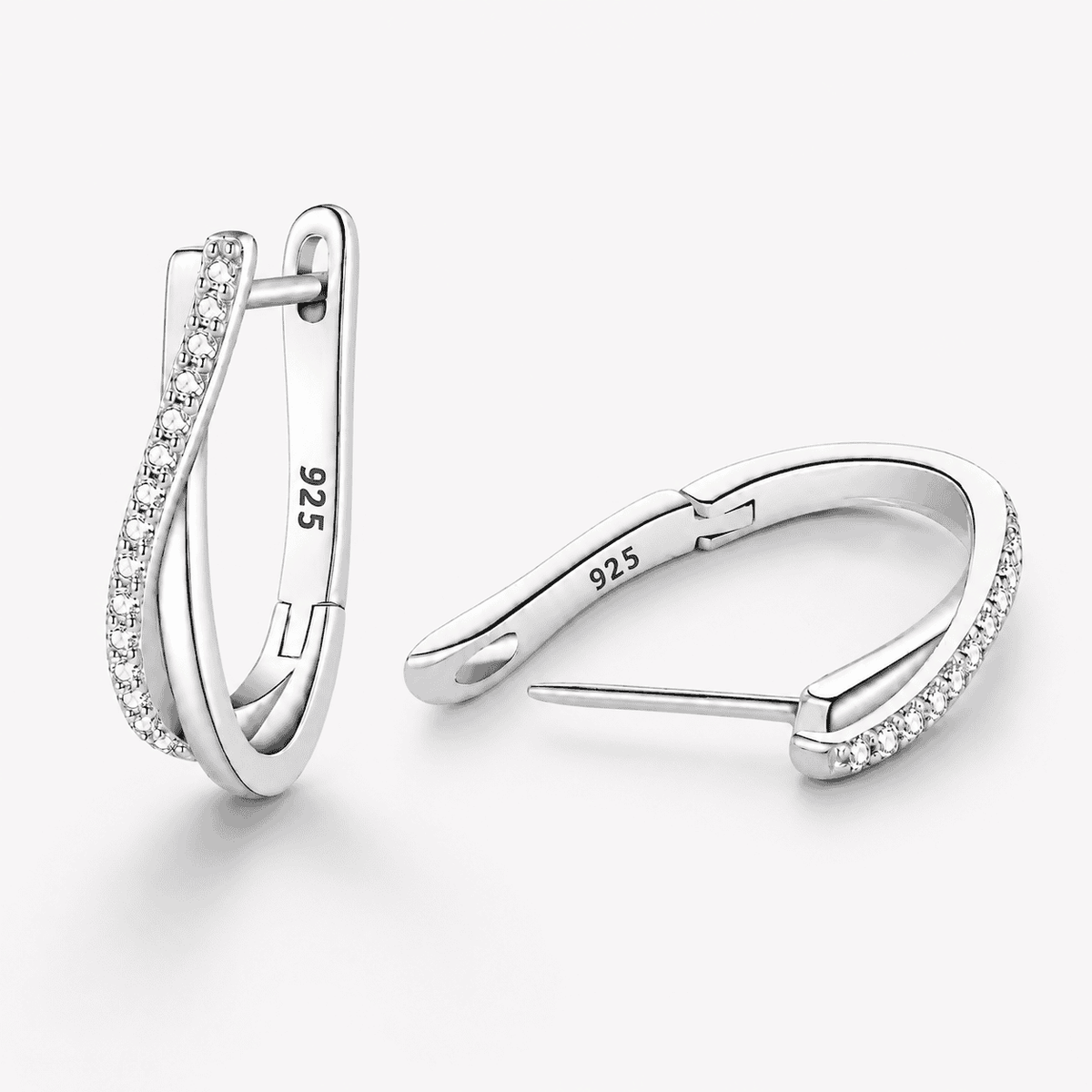 ZARA TWISTED HOOP EARRINGS | S925