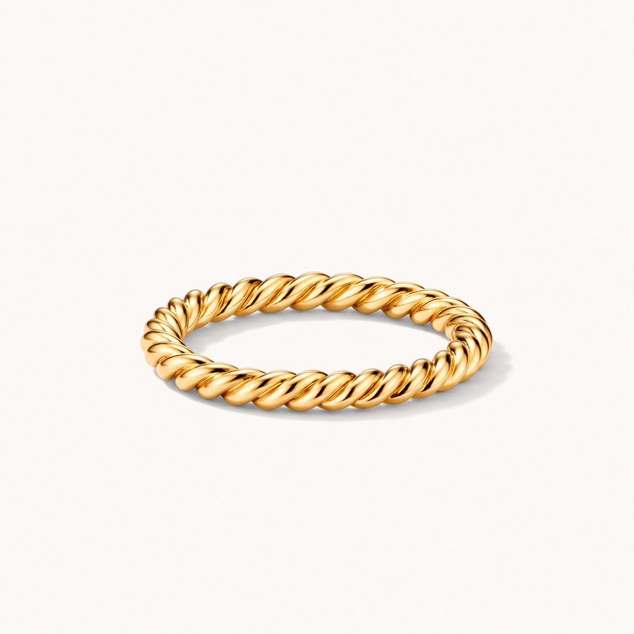 Rope Ring Gold