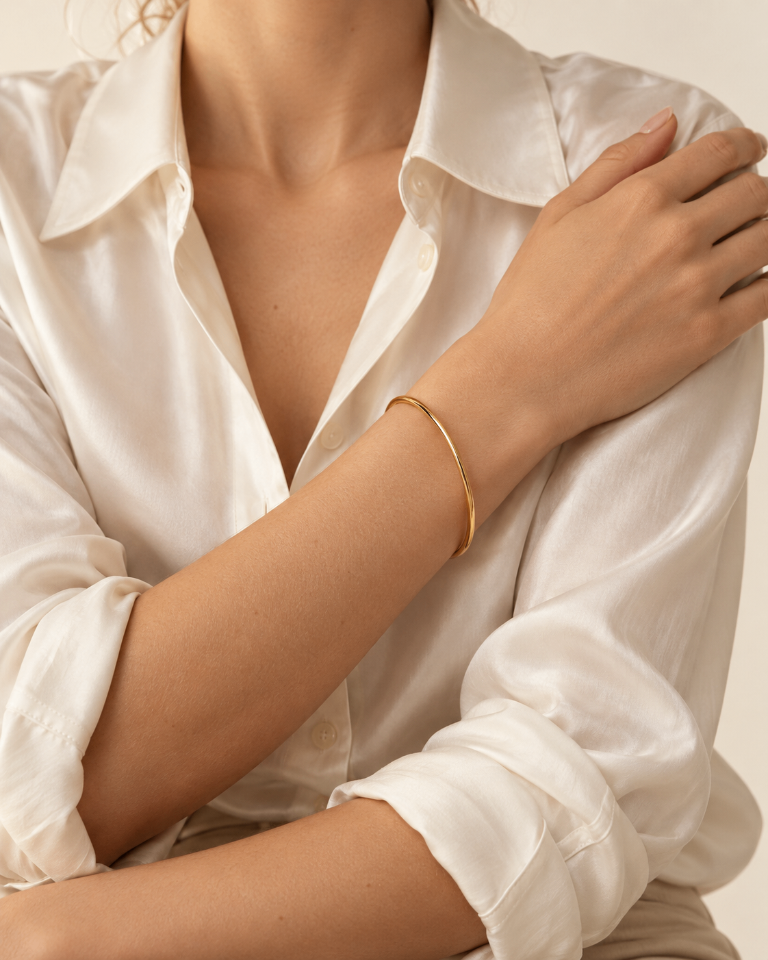 Aurelle Gold Bangle