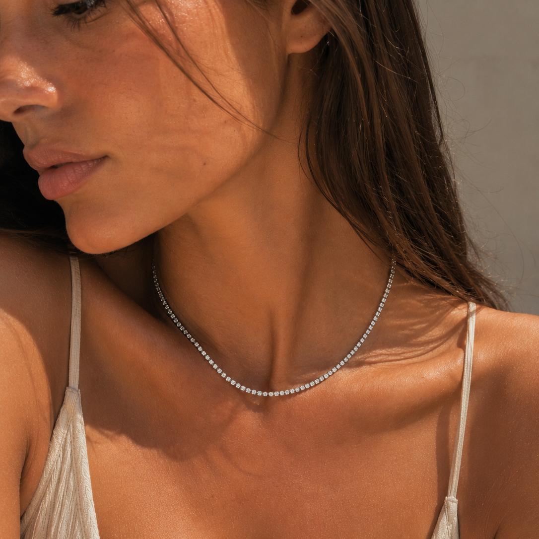 The Tennis Set Silver