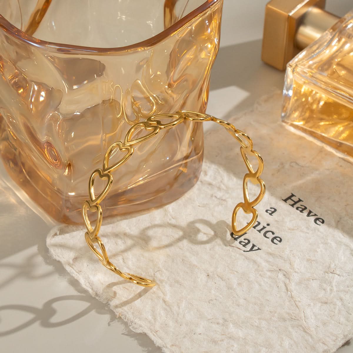 The Amora Heart Cuff