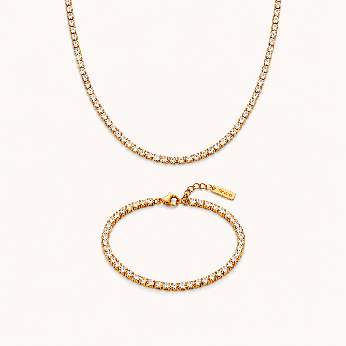 The Tennis Set Gold