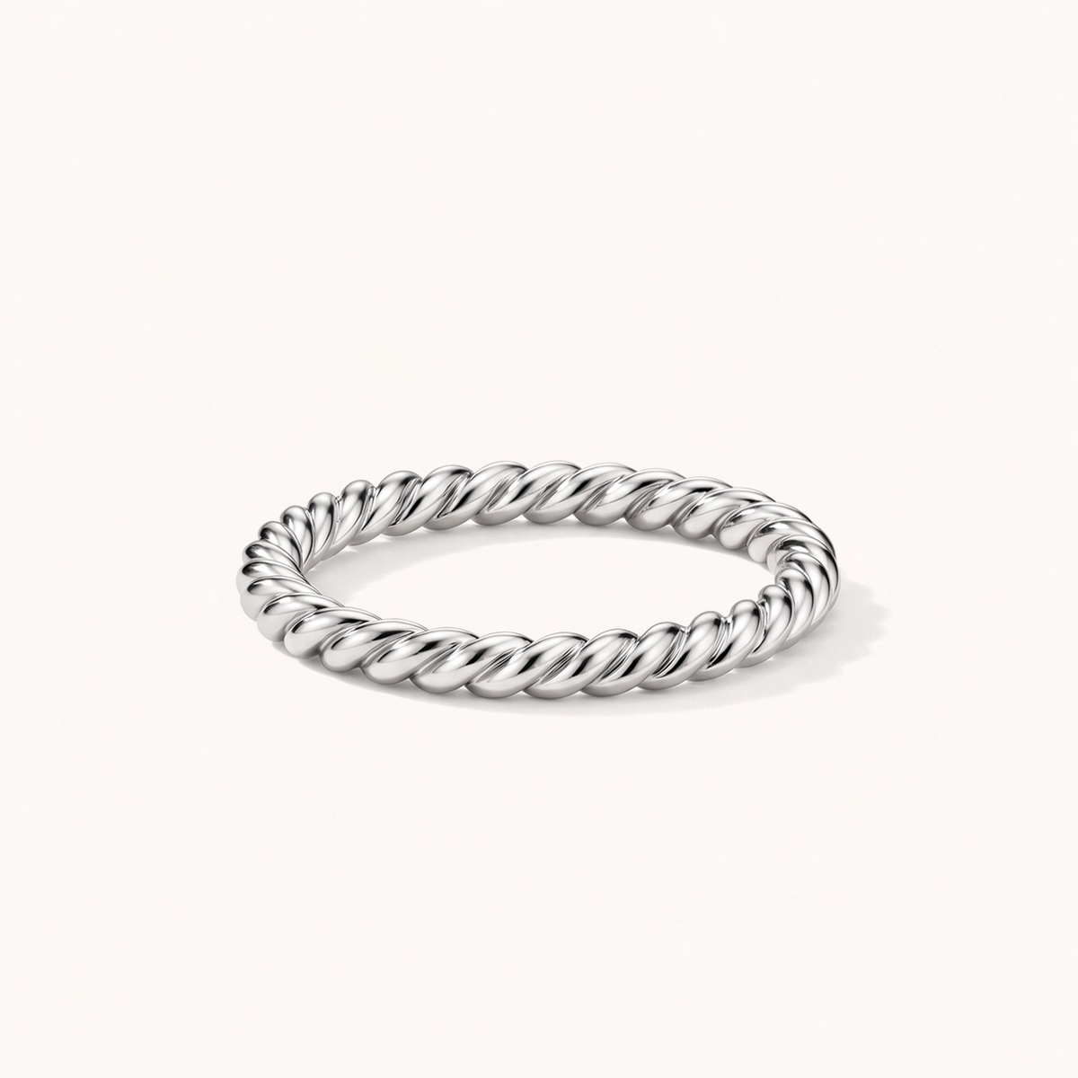 Rope Ring Silver
