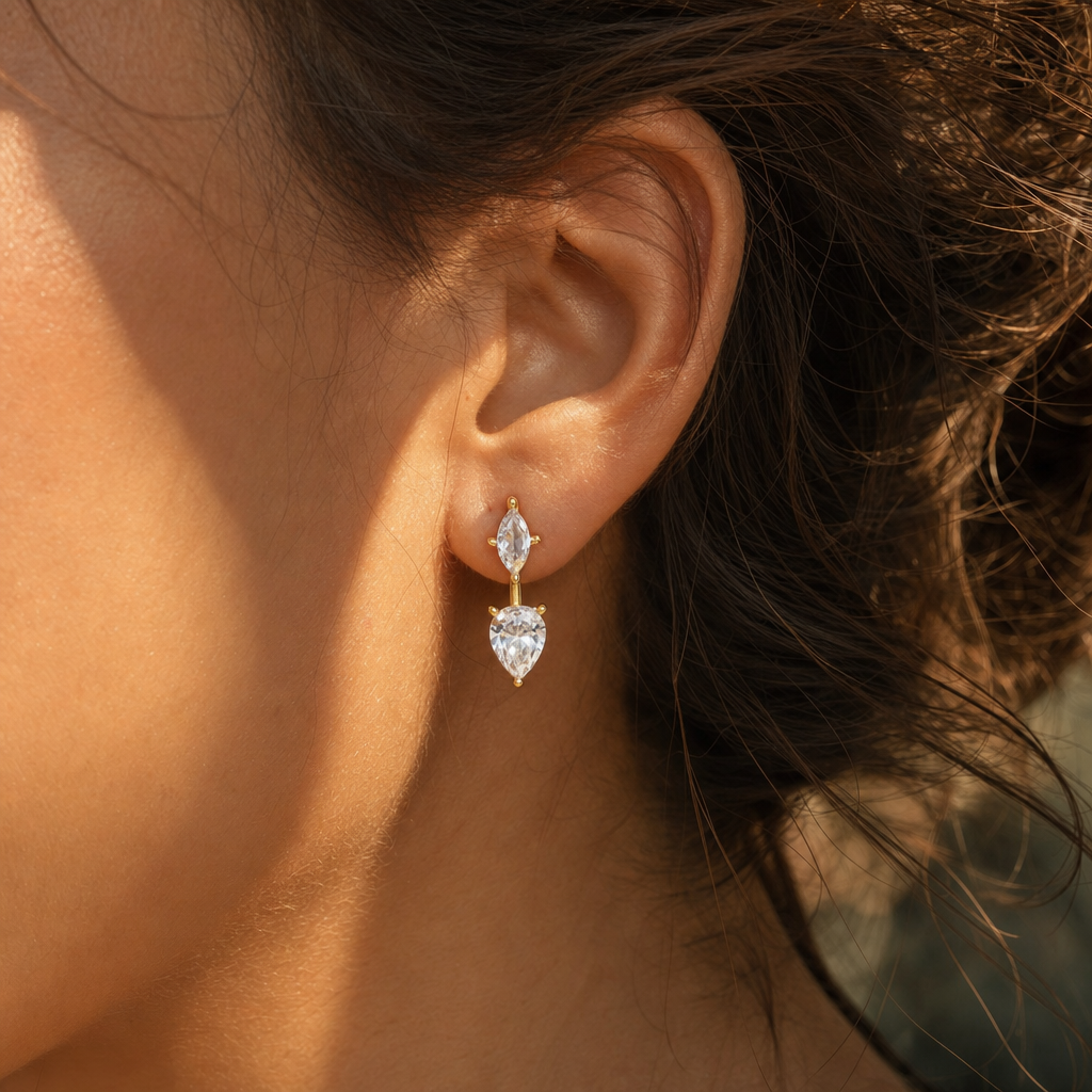 Marquise Drop Earrings