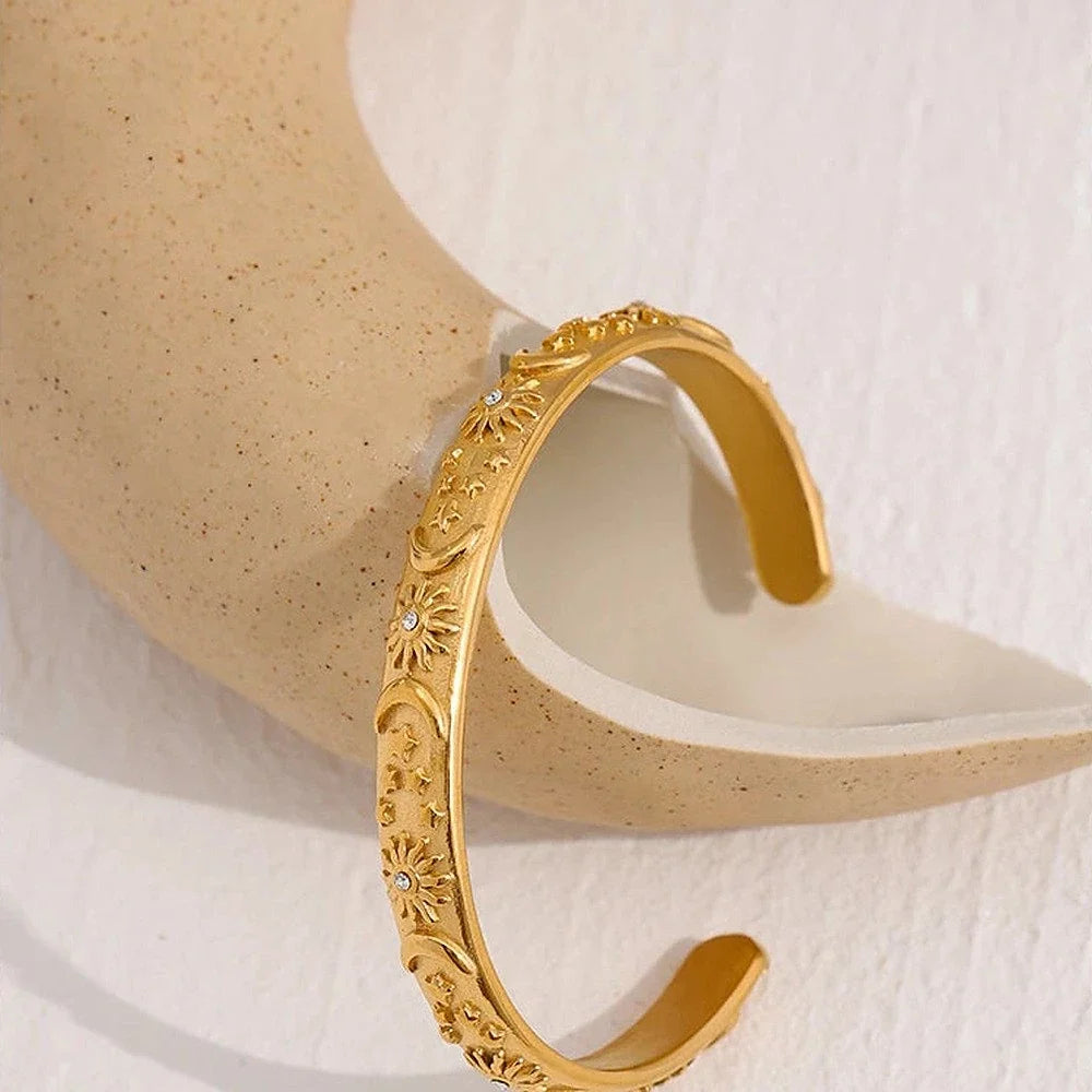 Celestia Engraved Cuff